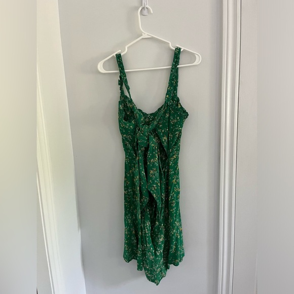 Faithfull the Brand Green tie back mini dress - Picture 5 of 5